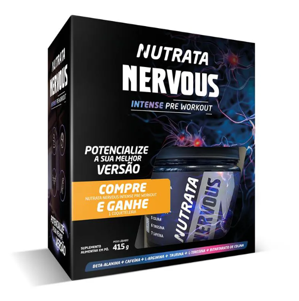 Kit Nutrata Nervous sabor - Maça Verde