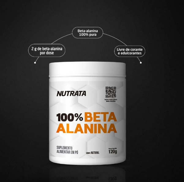 Nutrata 100% Beta Alanina - 120g