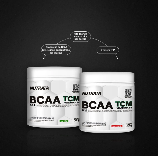 Nutrata BCAA TCM 8:1:1 300g - Limão