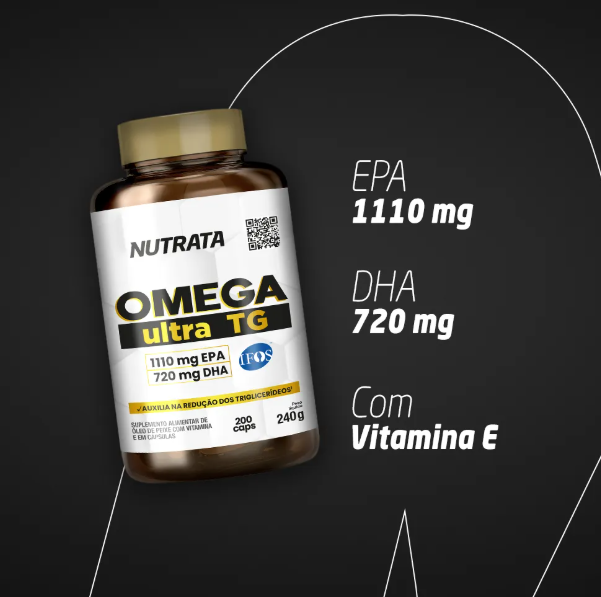 Nutrata Ômega Ultra TG - 200 cápsulas 240g